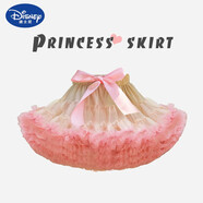 迪士尼（Disney）tutu裙女童蓬蓬裙半身裙法國兔兔裙夏季凸凸裙新款裙子女孩公主裙 漸變紅-松緊腰(可調(diào)節(jié)腰圍尺寸 L碼(建議身高130-160cm)