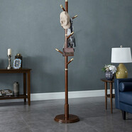 好戰友輕奢落地衣帽架實(shí)木臥室家用房間掛衣架新中式客廳簡(jiǎn)易樹(shù)形衣帽架 全實(shí)木