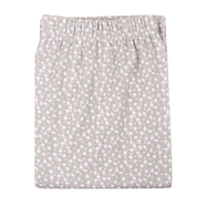 黛芷芙中老年春秋純棉睡褲女針織棉加肥加大碼長(cháng)褲睡褲家居褲休閑褲 (春秋款女褲)星星花 XXXL（130-150斤）