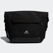Adidas阿迪達(dá)斯腰包 斜挎包休閑運(yùn)動(dòng)包男包女包騎行跑步腰帶包大容量胸包籃球戶外手機(jī)包旅游小包 黑色 GG1080