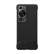 華為/HUAWEI P60/P60 Pro 原裝原廠手機(jī)殼手機(jī)保護(hù)套 PU支架保護(hù)殼 黑色
