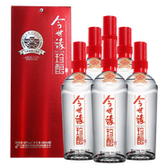 今世緣白酒 42度  純糧酒喜酒婚宴聚會宴請送禮 42度 480mL 6瓶 整箱裝 紅珍釀