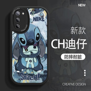 圖瑤 oppoA57手機殼a56硅膠a55男款卡通網(wǎng)紅新款5g防摔全包直邊保護套 oppoA55 經(jīng)典黑-CH迪仔+膜