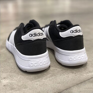 阿迪達斯 （adidas）男鞋跑步鞋2025新款秋季低幫緩震運動(dòng)鞋網(wǎng)面透氣休閑黑白鞋子男 B28141網(wǎng)面透氣三條紋 42.5