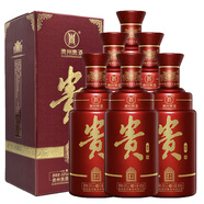 貴 貴州貴酒 53度 醬香型白酒 500mL 6瓶 貴酒 傢品 2024年