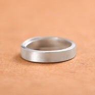 羅泰老銀匠999足銀情侶戒指銀一對活扣白銀指環(huán)對戒可調定制刻字簡(jiǎn)約 小款