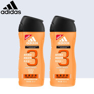 阿迪達斯 （adidas）男士洗發(fā)沐浴露二合一運動(dòng)后舒緩肌膚洗沐套裝深層清潔爽膚留香 【按摩舒爽款250ml*2瓶】