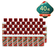 茅臺（MOUTAI）貴州茅臺酒 53度飛天茅臺100ml 醬香型白酒 收藏送禮商務宴請 53度 100mL 40瓶 整箱裝