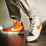 耐克（NIKE）板鞋男鞋2025春秋季新款運(yùn)動鞋Blazer Mid開拓者高幫休閑鞋DD8025 DD8025-100鴛鴦配色 44
