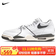耐克NIKE男子休閑鞋 AIR FLIGHT '89 LOW 運動鞋HJ4484-101白灰42