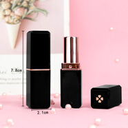 睫蓓5只裝 中國風(fēng)diy口紅管手工自制唇膏殼子圓形方形3D打印京劇空管 5只裝 幸運花黑