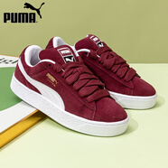 彪馬（PUMA）板鞋男鞋女鞋 秋季新款復古休閑鞋平底低幫運動鞋耐磨情侶鞋板鞋 395205-12/紅色-彪馬白/贈鞋帶 37