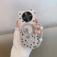 迅炫適用于華為智選麥芒30手機殼TYH641M少女生孩全包防摔新款爆品三十零中國電信通5G版高通驍龍695保 LHP10鏡子支架*單殼*【手鏈】 華為麥芒30