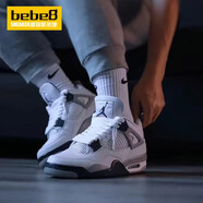 耐克（NIKE）【嚴選好物】AJ4 Nike Air Jordan 4喬 中幫男女子休閑運動籃球鞋 白藍DH6927/408452-140 35.5