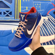 NIKE耐克男鞋新款Kobe 4 ZK4科比4低幫防滑耐磨緩震實(shí)戰(zhàn)運(yùn)動(dòng)籃球鞋子 白藍(lán)色FQ3545-400 43