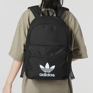 阿迪達斯 （adidas）三葉草男女包新款學(xué)生書(shū)包運動(dòng)休閑雙肩背包 IJ0761 黑色 MISC