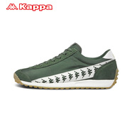 Kappa/男鞋運(yùn)動(dòng)舒適軟底復(fù)古串標(biāo)跑步鞋K0915MM18 K0915MM18橄欖綠341 35