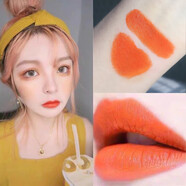 帥榜女團桃粉色口紅啞光元氣少女芭比粉小眾桃花粉色玫紅色歐美色 頭奶油橘色morange#平替