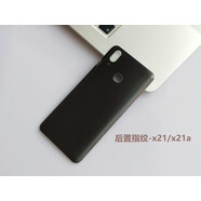 HKXA適用于 vivo X21 X21A 玻璃后蓋 vivox21a 手機后殼外殼無標 X21/A后蓋【黑色】后指紋