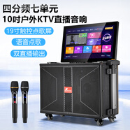 丹嘜仕（Danms） 戶外K歌音響帶顯示屏視頻音響無線話筒手寫語音點歌便攜式大功率廣場舞音箱 K919(10寸低音500G硬盤19寸屏)