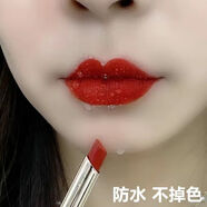 水口紅口紅不掉色不沾杯洗不掉擦不掉防水到歲溫柔百搭素顏孕婦可用 604#番茄紅棕[不會(huì )掉的款]