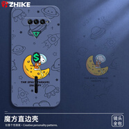 芝客 黑鯊4手機殼 黑鯊4pro液態(tài)硅膠4s全包直邊保護套防摔卡通宇航員動(dòng)漫個(gè)性創(chuàng  )意潮男女軟殼 黑鯊4/4s/4Pro【薰衣灰-劃船史努比】