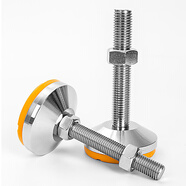 澳顏萊重型防滑減震調節腳杯機床shou腳墊固定調整腳杯支撐腳蹄腳地 40 螺桿8*50