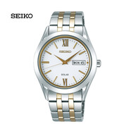 精工（SEIKO） 男表女表經(jīng)典系列光能藍(lán)寶石防水休閑精準(zhǔn)商務(wù)大氣情侶腕表 SBPX085（表芯：V158）