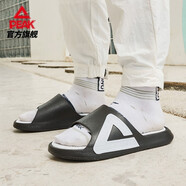 匹克（PEAK）態(tài)極拖鞋男鞋情侶鞋春夏新款外穿運動(dòng)拖鞋籃球防滑沙灘鞋潮鞋 黑色/大白（男款1） 41