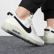 耐克（NIKE）男鞋夏季新款運動(dòng)鞋AIR MAX 90氣墊緩震透氣跑步鞋復古休閑鞋 DH2973-100/AIR MAX 90/米白色 41