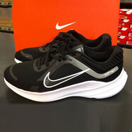 耐克（NIKE）男鞋2025新款夏季QUEST 5運動鞋網(wǎng)面透氣輕便緩震跑步鞋休閑鞋 DD0204-001黑色白 39