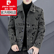皮爾卡丹（pierre cardin）秋冬季男士呢子外套2025加絨加厚夾克男裝金貂絨休閑毛呢大衣 F5513咖色加厚 M