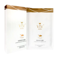 薇緹薇（vtv） 燕窩膠原補(bǔ)水面膜男女通用長效保濕護(hù)膚清爽控油滋潤白嫩化妝品蠶絲修護(hù)面膜 1盒