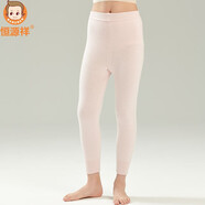 恒源祥兒童羊毛褲100%純羊毛男童純色簡(jiǎn)約百搭女童中大童內穿打底保暖褲 常規100%羊毛【粉色】女 160 高145-155CM 重65-80斤