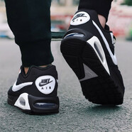 耐克（NIKE）男鞋秋季新款運(yùn)動鞋AIR MAX氣墊緩震透氣跑步鞋休閑鞋580518-011 580518-011/AIR MAX氣墊/黑武士 42