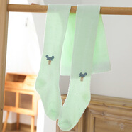 珊詩(shī)麗（SexeMara）嬰兒連褲襪春夏季薄款女童寶寶大PP連體網(wǎng)眼防蚊襪兒童打底褲外穿 綠色 均碼 24-26碼/102-116cm