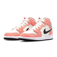 耐克（NIKE）Jordan 1 GS AJ 1 喬1高幫運(yùn)動(dòng)籃球鞋 帆白 隊(duì)橙DV1336-800 35.5