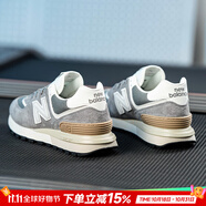 NEW BALANCE男鞋女鞋 25秋季新款nb574系列情侶運動鞋慢跑鞋復(fù)古拼接休閑鞋子 U574LGGS-D/灰色 37 （內(nèi)長225mm）