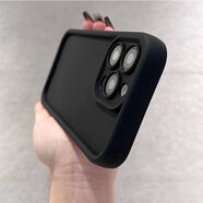 回特極簡(jiǎn)純色OPPOReno10/9/8pro手機殼7/6se膚感A55A72A93A96A97磨砂 經(jīng)典黑-精孔相框 其他型號咨詢(xún)客服