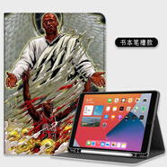 品怡 適用iPad保護套10代mini123硅膠10.2英寸Pro11帶筆槽air45卡通air 喬丹之神(筆槽款) iPad第10代(10.9英寸)