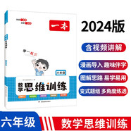 一本小學(xué)數(shù)學(xué)思維訓(xùn)練六年級(jí)上下冊(cè)2024版舉一反三奧數(shù)訓(xùn)練計(jì)算能力應(yīng)用題變式題組滿分專項(xiàng)練習(xí)冊(cè)天天練