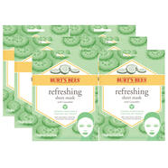 BURT'S BEES 面膜 清爽保濕 天然成分 6片裝