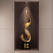 赟婭風(fēng)生水起玄關(guān)擺件輕奢高檔客廳電視柜工藝品家居裝飾喬遷新居禮物 落地風(fēng)生水起擺件【金色】