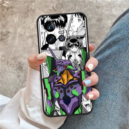 適用 iqoo11s手機殼iqoo11Pro液態(tài)硅膠iqoo8 eva初號機-新世紀福音戰士-紫色 優(yōu)雅黑-下單備注手機型號