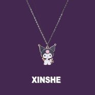 芯奢項鏈黑甜庫洛米軟妹暗黑原宿風(fēng)少女超酷閨蜜吊墜學(xué)生氣質(zhì)百搭飾品