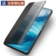 卡克斯 保護套 適用于OPPO K9Pro 5G版手機殼PEYM00翻蓋式皮套男女新款全包防摔手機套 K9Pro 靜夜黑