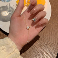 伊黛兒小蠻腰項(xiàng)鏈女輕奢小眾新款簡(jiǎn)約吊墜鎖骨鏈情人節(jié)生日禮物送女友 貓眼石小蠻腰項(xiàng)鏈L0086金色