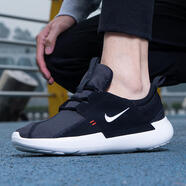 耐克（NIKE）男鞋2025新款夏季跑步鞋E-SERIES休閑鞋運(yùn)動(dòng)鞋易穿脫網(wǎng)眼慢跑鞋 黑色白紅DV2436-001拍大一碼 41