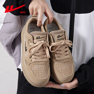 回力男鞋休閑運動(dòng)板鞋男平底2025冬季新款情侶低幫百搭潮流外穿鞋子男 卡其 39 (245mm) 男碼