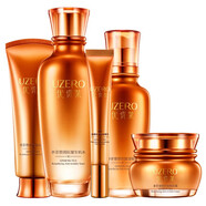 優(yōu)資萊（UZERO）官店旗艦參茶塑顏抗皺緊致套裝提拉緊致細紋補水保濕 5件套潔面乳+水+乳+眼霜+霜新款